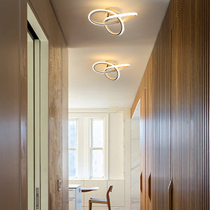 Household LED Chandelier Three Colors Lamp Modern Style Ceiling Lamp