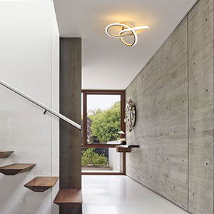 Household LED Chandelier Three Colors Lamp Modern Style Ceiling Lamp