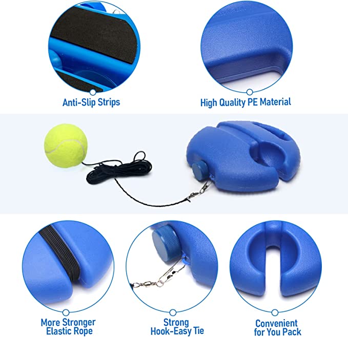 Teloon Solo Tennis Trainer Rebound Ball with String