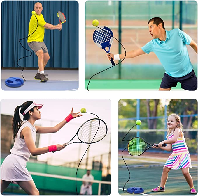 Teloon Solo Tennis Trainer Rebound Ball with String