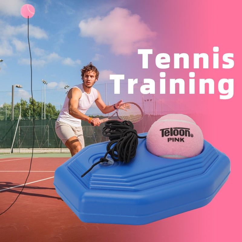 Teloon Solo Tennis Trainer Rebound Ball with String