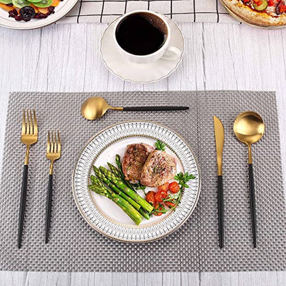 24Pcs Set Stainless Steel Knife Fork Spoon Dinner set