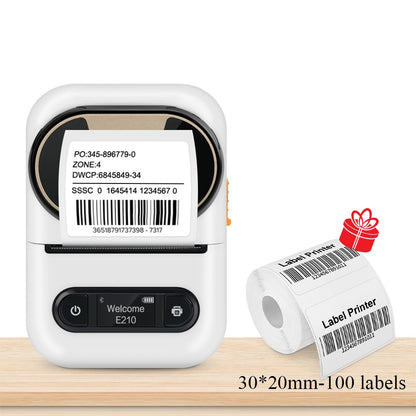 Portable Adhesive Thermal Label Printer Machine #E210