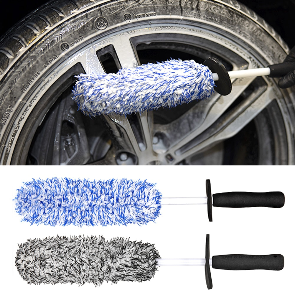 Microfiber Premium Car Wash Brush & Wheels Brush