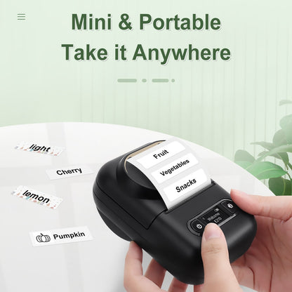 Portable Adhesive Thermal Label Printer Machine #E210