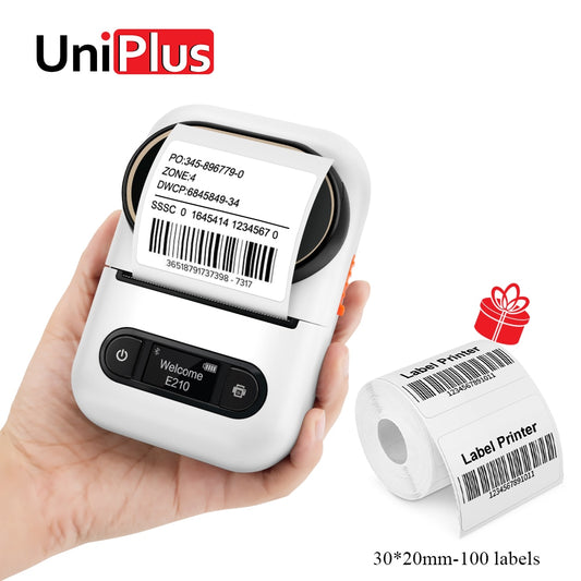 Portable Adhesive Thermal Label Printer Machine #E210